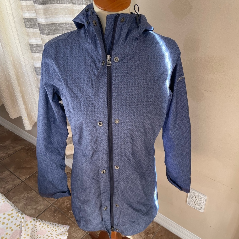 COPY - Columbia Omni Tech Waterproof Hoody Zip up with Snap Jacket